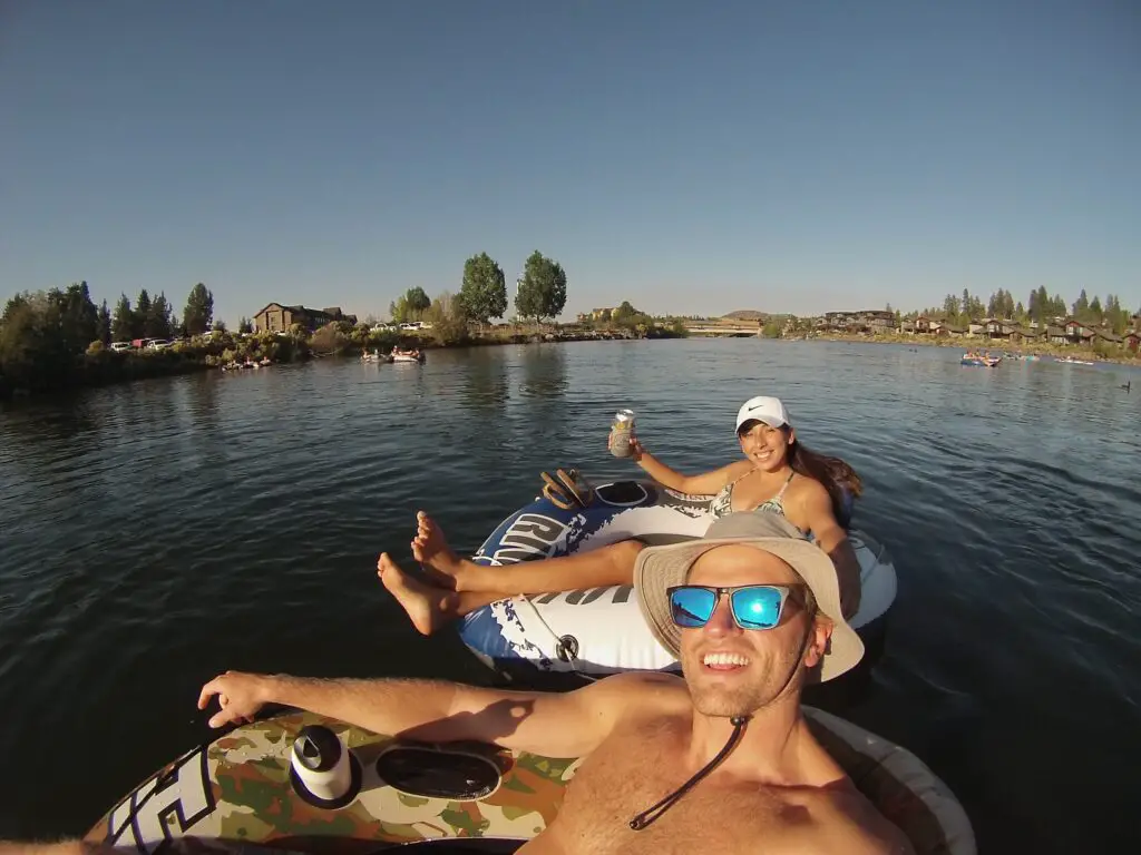 Floating Deschutes River