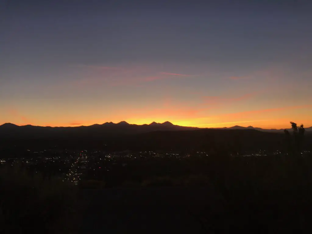 Pilot Butte Sunset in Bend, OR