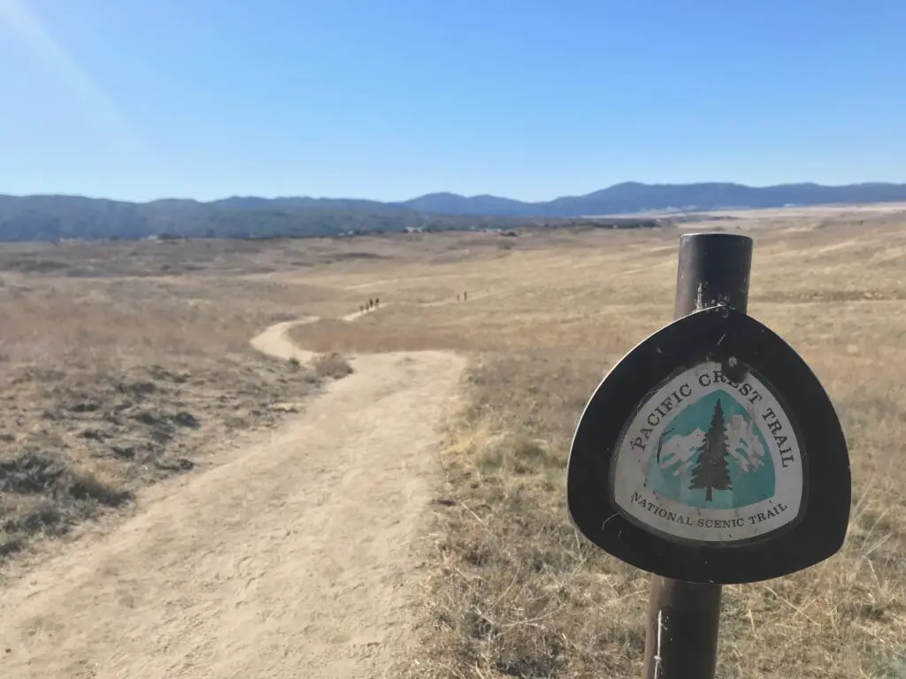 Picture of eagle rock trail markers