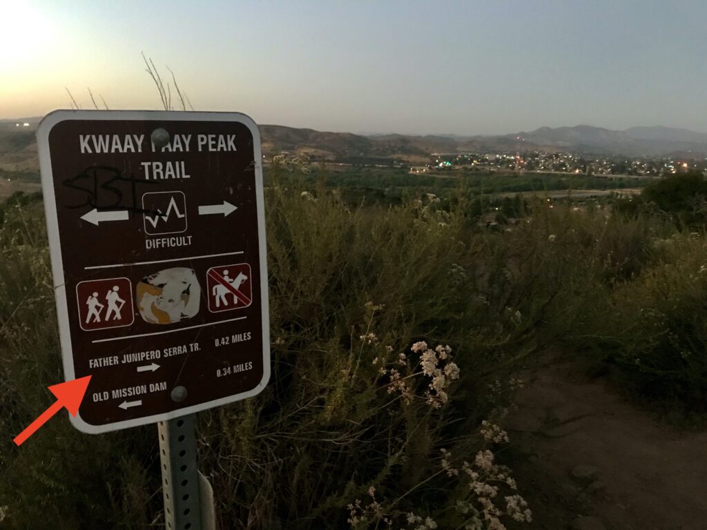 Kwaay Paay Trail Signs