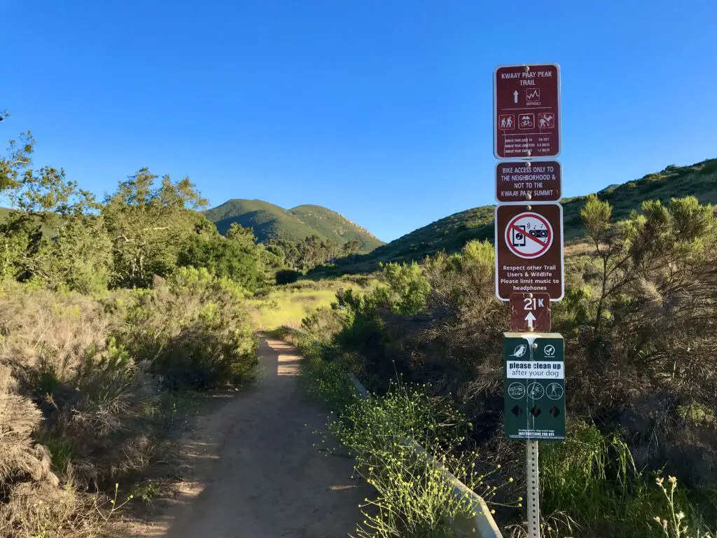 Kwaay Paay Trailhead