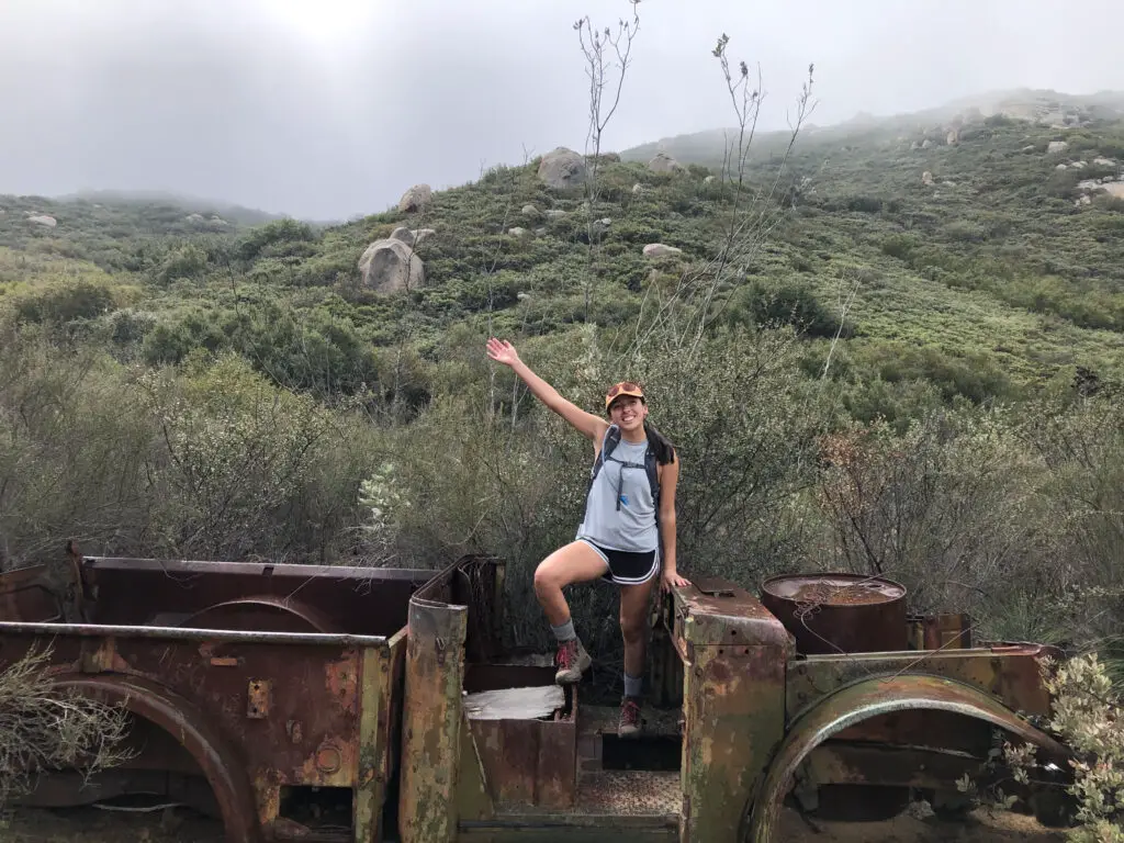 Rusty Jeep on the trail