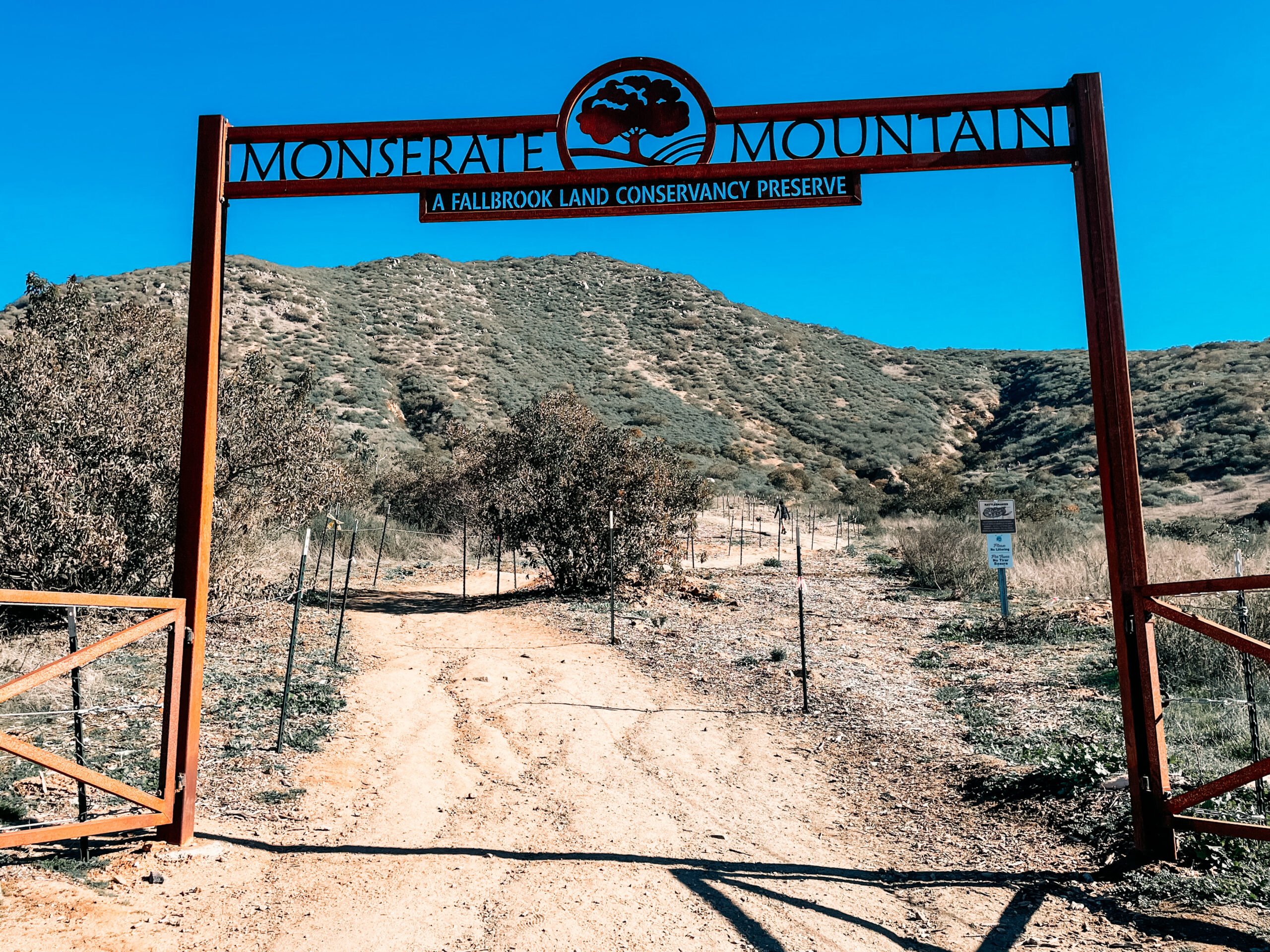 Monserate Mountain Trail Head