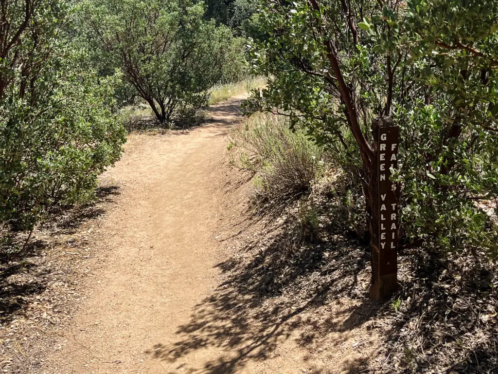 Green Valley Falls Trail Markers