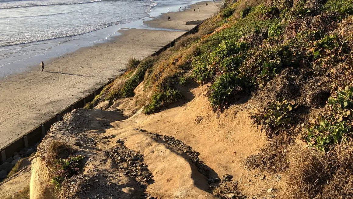 sea cliff coastal bluff trail