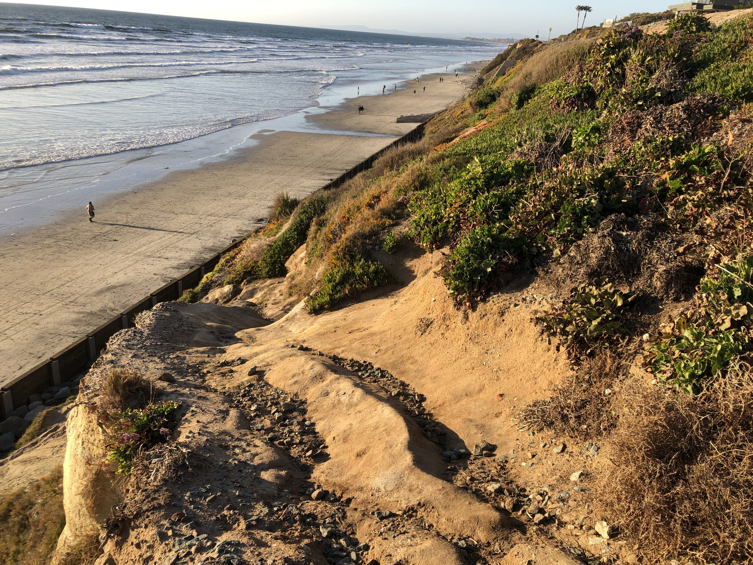 sea cliff coastal bluff trail