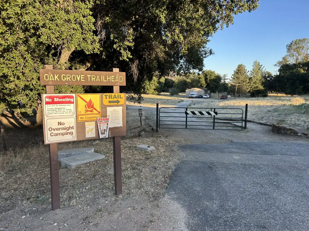 oak grove trailhead